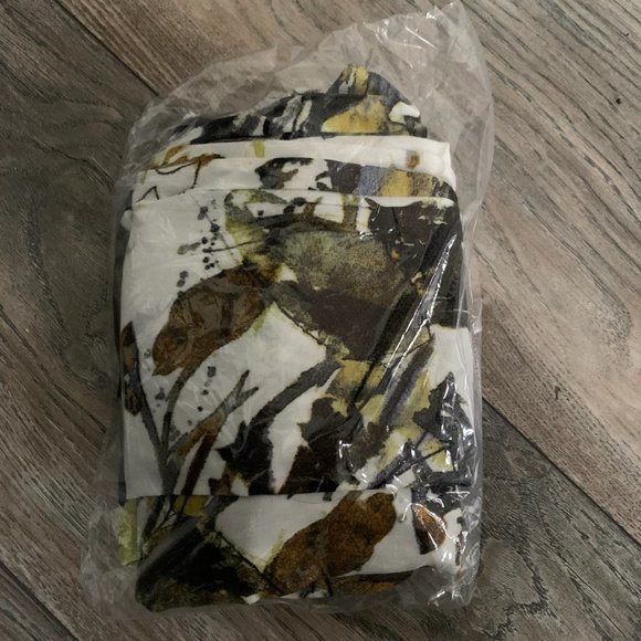 NWT TRUTH + STYLE PRINTED WOVEN FULL LENGTH PANTS NEUTRAL MULTI XXS - Picture 5 of 5